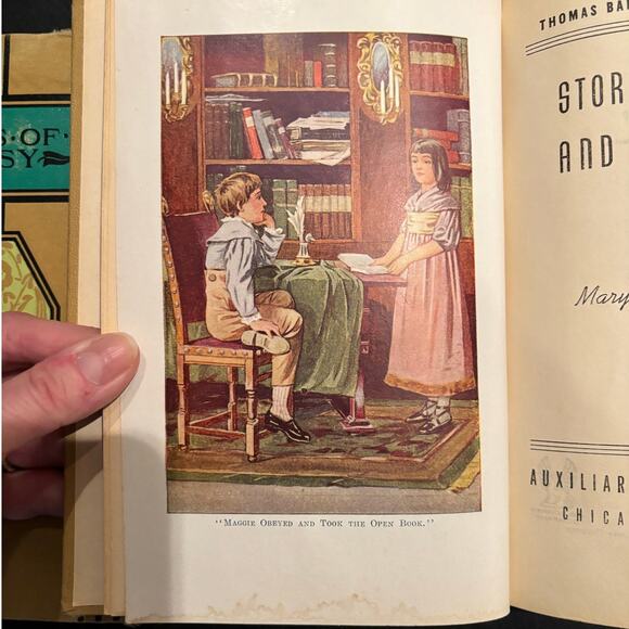 VTG Lot of 2 Young Folks' Library Books, Fantasy, School & College Days, 1944 - Picture 8 of 9